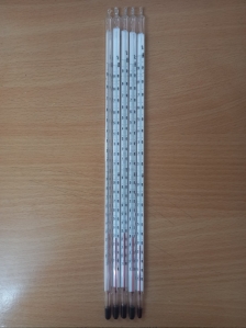 Nhiệt kế thủy tinh lá -10 ~ 200°C:1°C