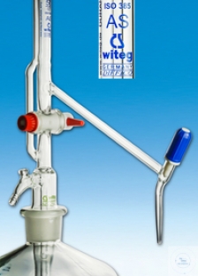 Buret tự động, class A, 2 khóa nhựa